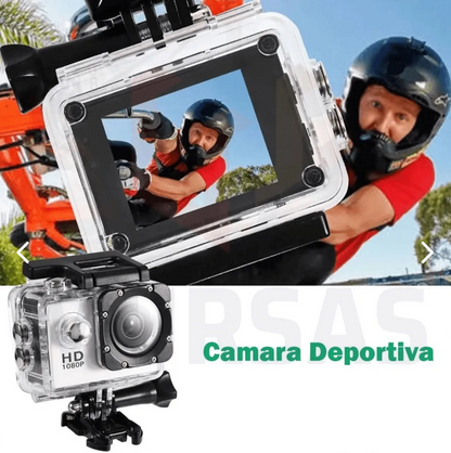Cámara Deportiva 4K HD para Moto y Acción — Captura Cada Momento Épico