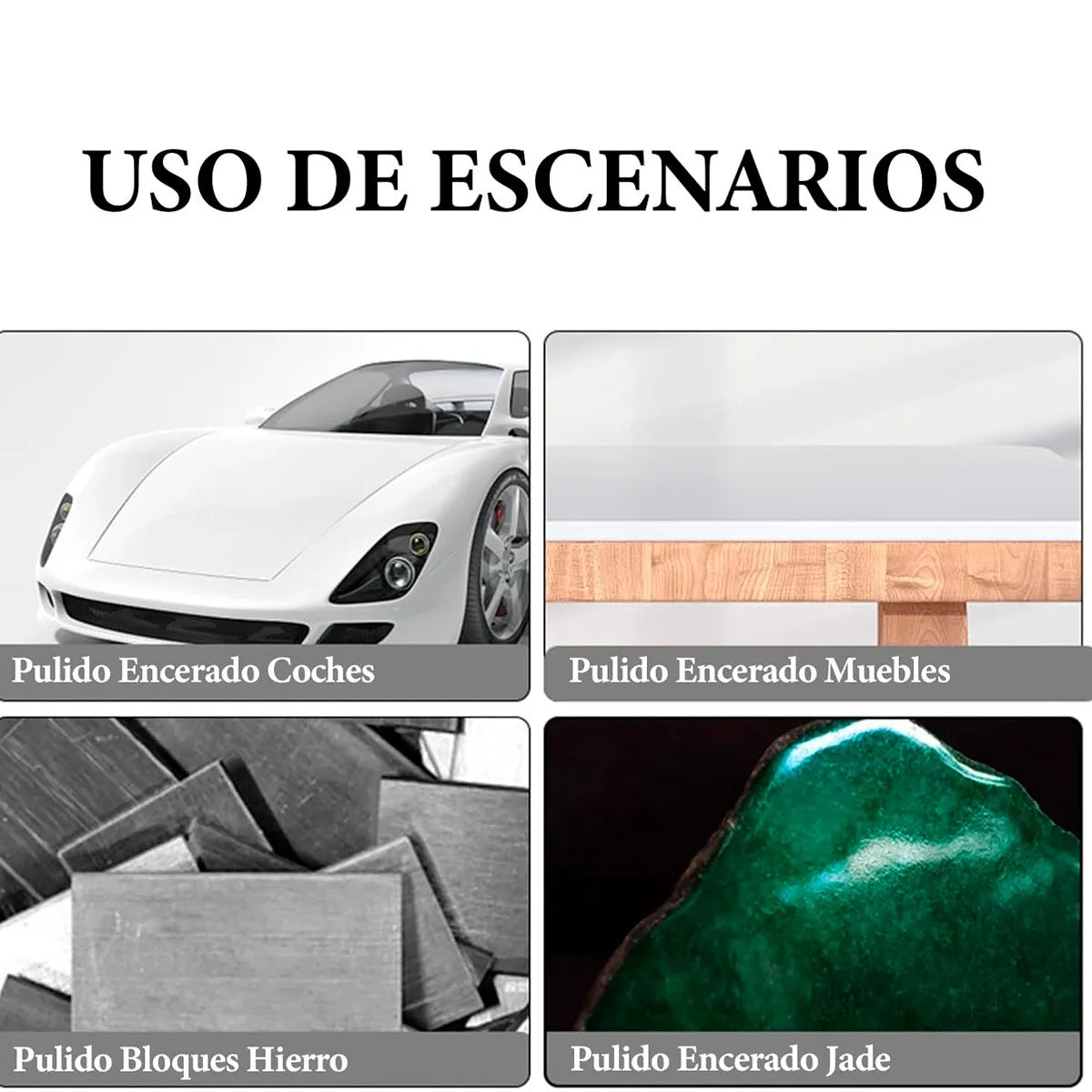 Lijadora y Pulidora Inalámbrica Orbital Doble Batería RC - Kit Completo con Accesorios para Auto y Hogar