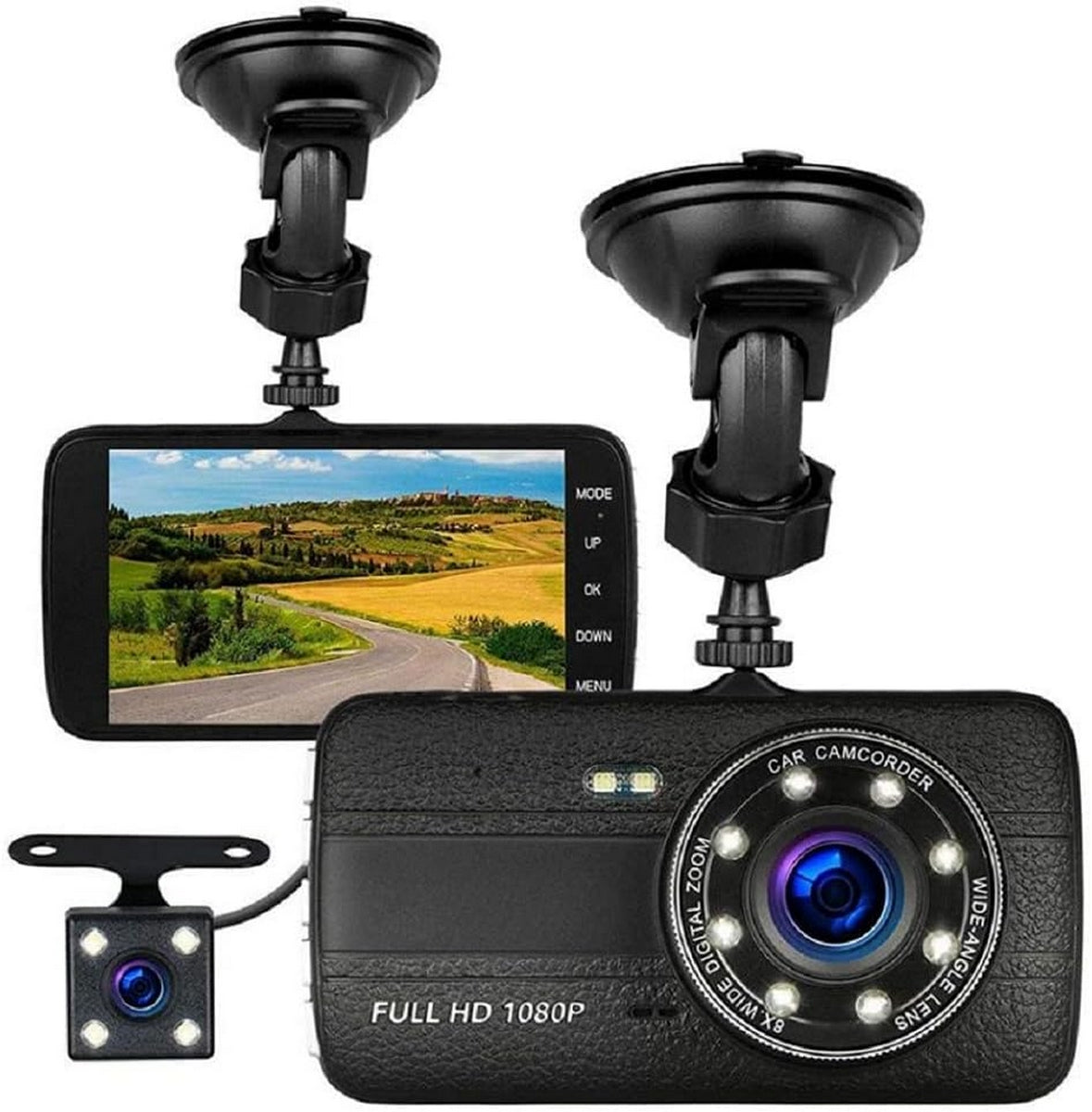 Cámara Dashcam para Carro con Visión Nocturna - vista principal