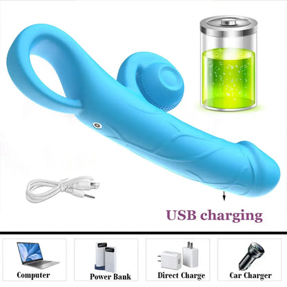 Vibrador Potente De Conejo - vista lateral