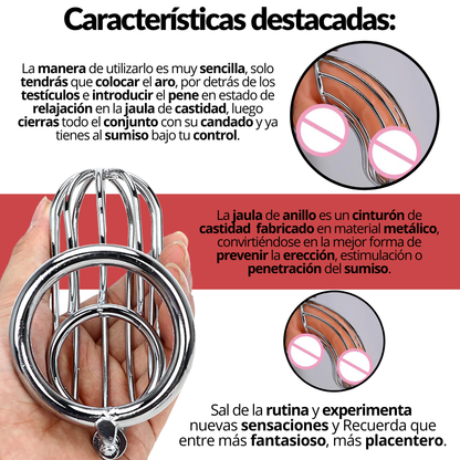Funda De Castidad BDSM Omega - vista alternativa