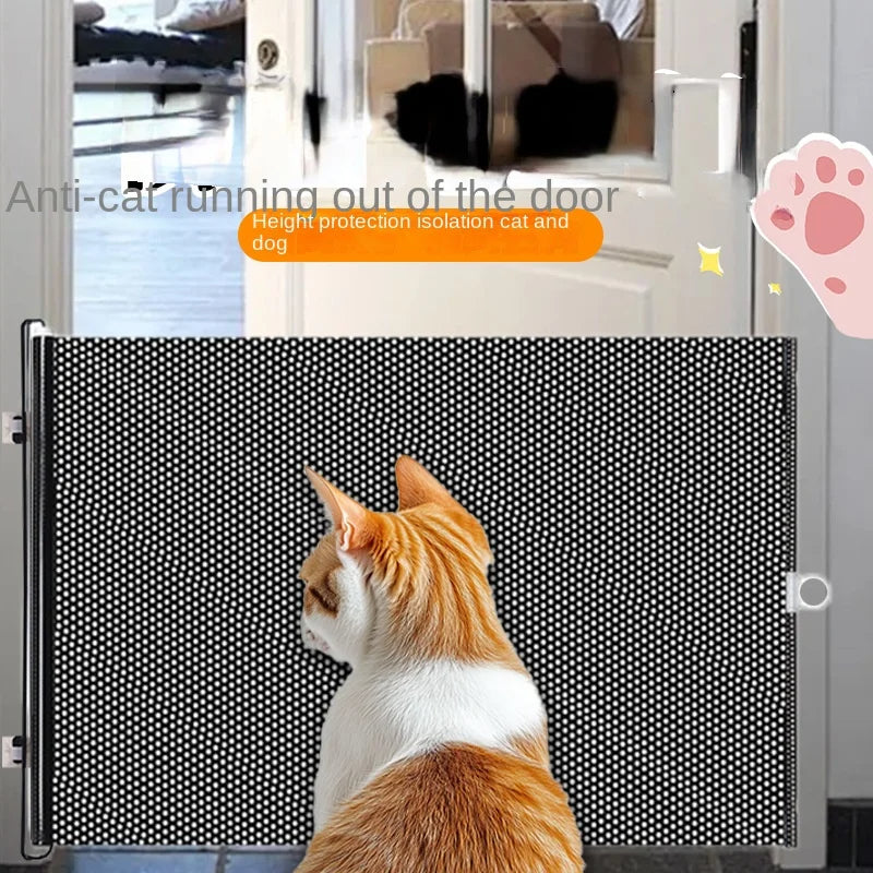 Puerta Retráctil para Mascotas - vista lateral