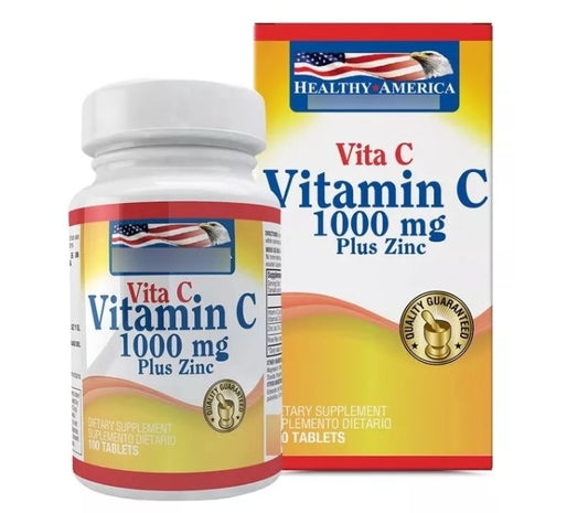 Vitamina C 1000 mg Healthy | Energía y Defensas Diarias - vista principal