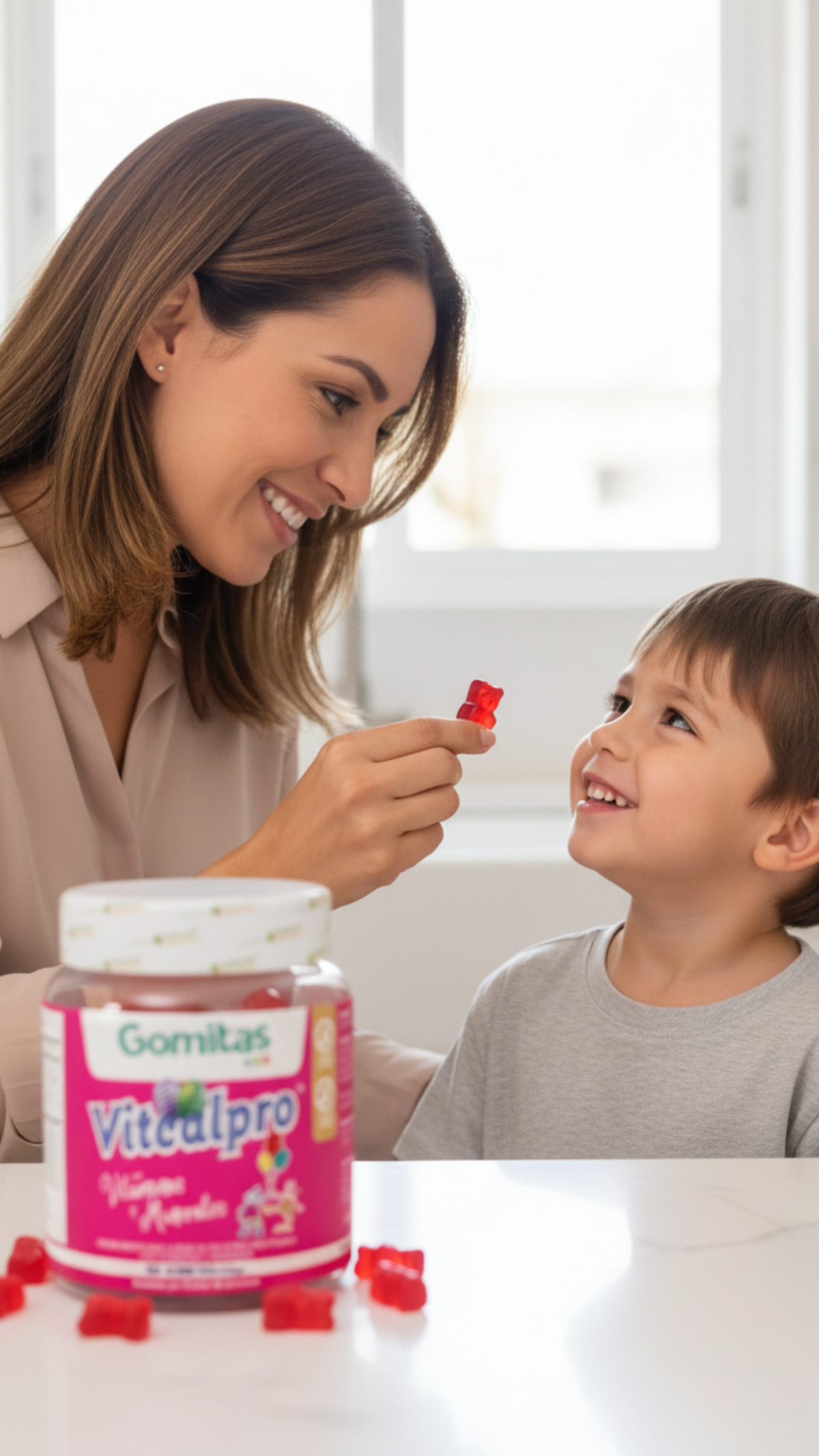 Gomas Vitcalpro Vitaminas para Niños | Nutrición Divertida - vista lateral