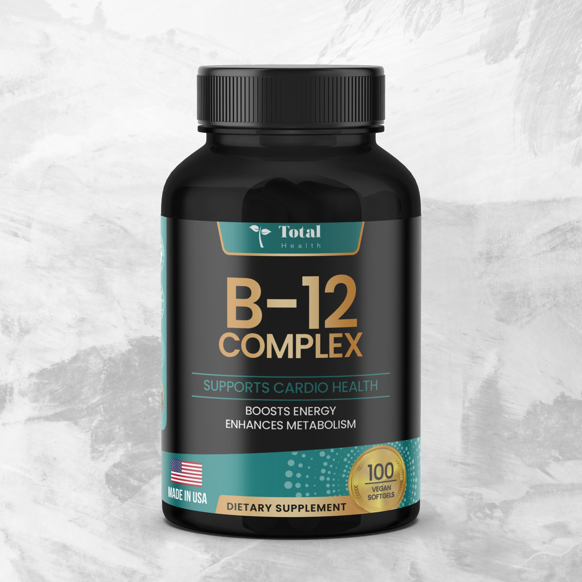 Vitamina B12 Complex x3 Total Health | Energía y Enfoque - detalle