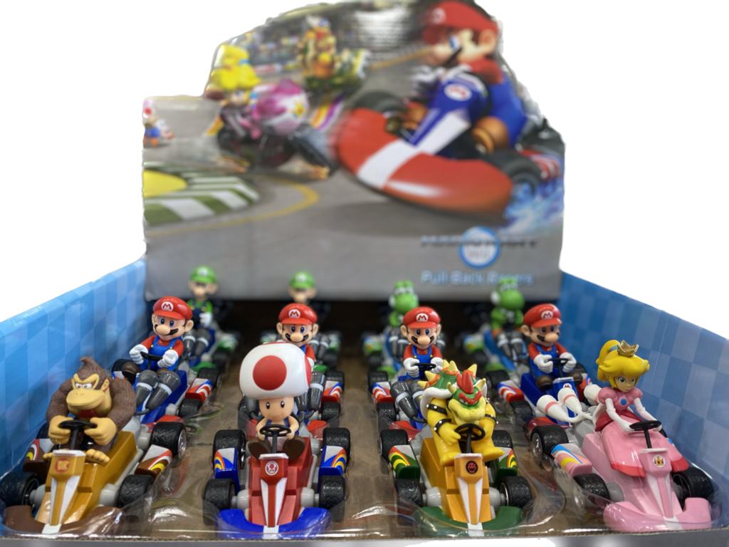 Caja de Carros Super Mario x12 - Set Coleccionable de - detalle