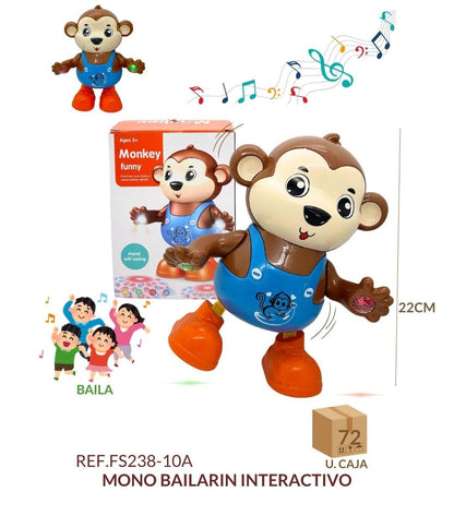 Muñeco Bailarín Interactivo Musical - vista frontal