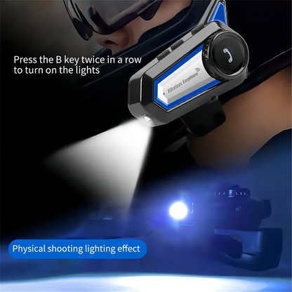 Intercomunicador Bluetooth para casco de moto - vista lateral