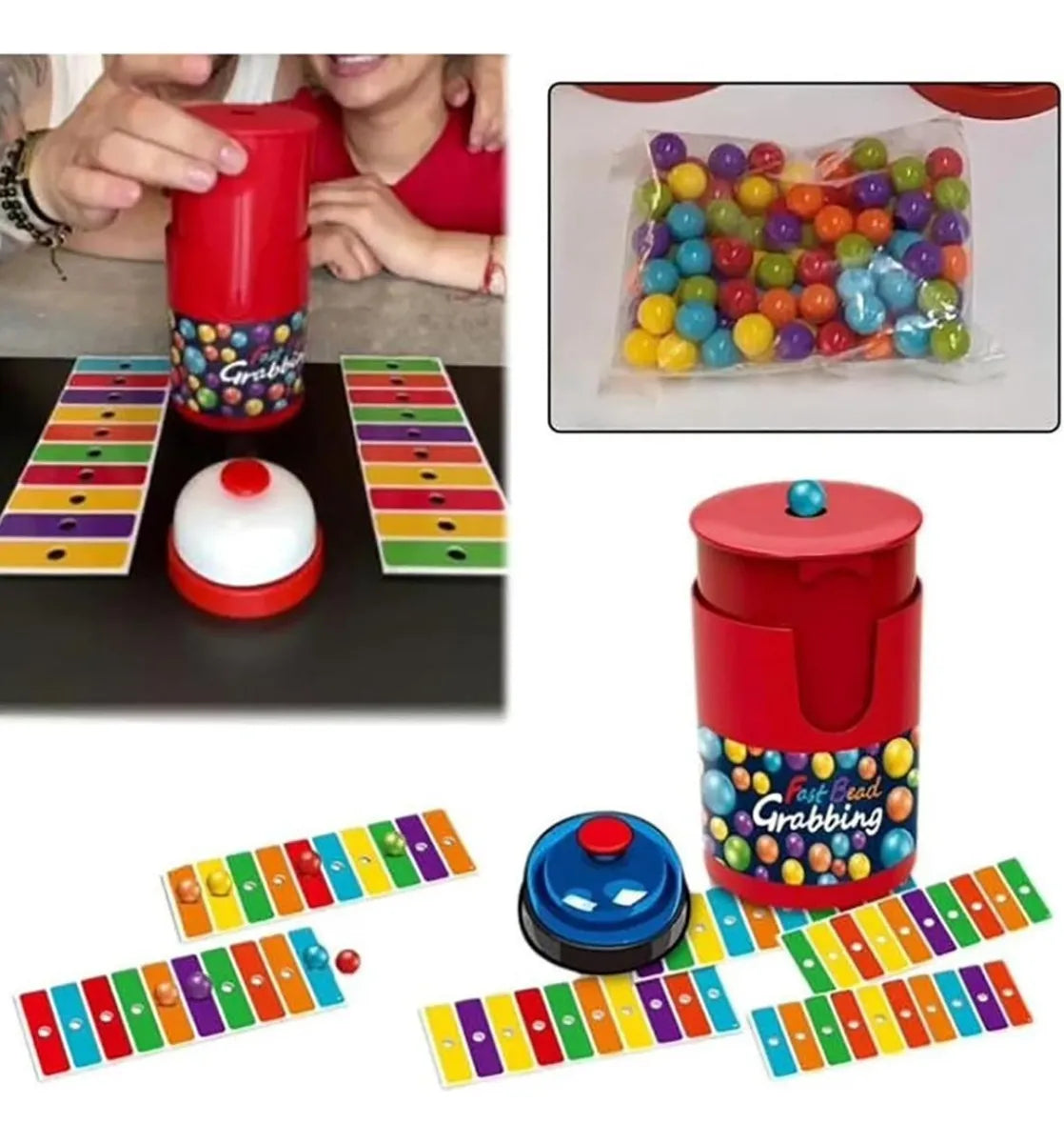 Atrapa la Bolita – Juego de Reflejos Fast Bead Grabbing - detalle adicional