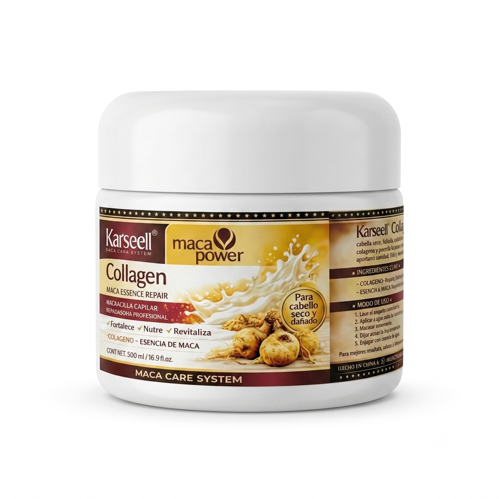 Mascarilla Capilar de Colágeno con Maca para Cabello - vista frontal