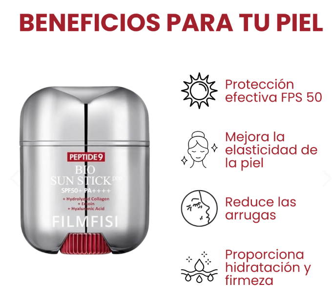 Protector Solar Coreano en Barra - vista frontal