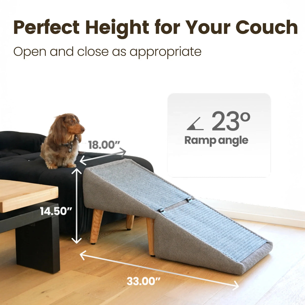 Rampa Plegable Antideslizante para Mascotas - detalle