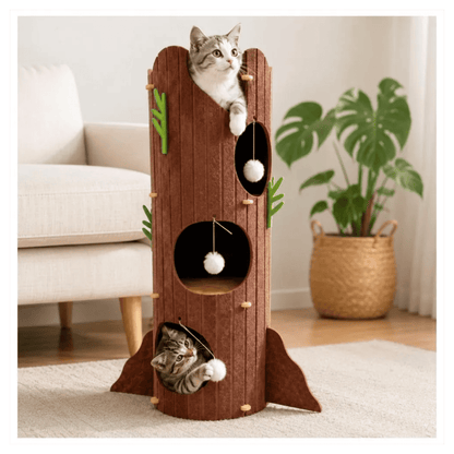 Árbol Rascador Vertical Para Gatos - vista alternativa